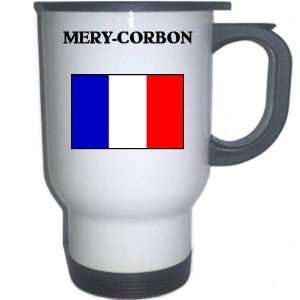  France   MERY CORBON White Stainless Steel Mug 