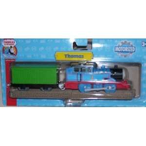   Railway System Thomas, Green Box Car, 2 Tracks: Toys & Games
