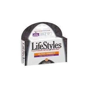  Lifestyles Ultra Sensitive Ribbed 6x3 