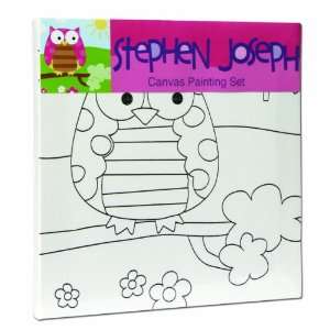  Stephen Joseph Owl Craft Canvas Set: Toys & Games