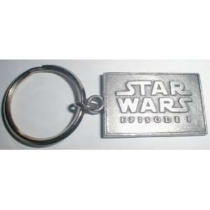  Star Wars Pewter Keychain  Ep1 Logo By Rawcliffe 