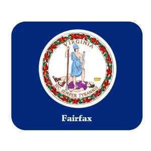  US State Flag   Fairfax, Virginia (VA) Mouse Pad 