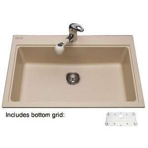  Kindred Sinks KGSL2031 8 Single Bowl Drop In Granite Sink 