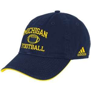 adidas Michigan Wolverines Navy Blue Collegiate Football 