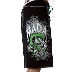  Mada Scream Boardshorts Black Size 34: Sports & Outdoors