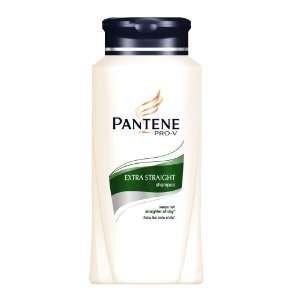 Pantene Shampoo, Extra Straight (Extra Liso), 25.4 Ounce Bottles (Pack 