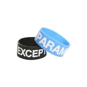  Paramore Rubber Bracelet 2 Pack: Jewelry