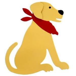  EYS Yellow Dog Large Magnet: Home & Kitchen