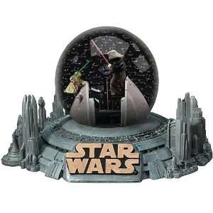    Star Wars Water Globe Yoda vs. Darth Sidious Toys & Games