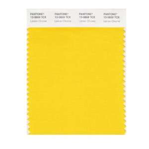 PANTONE SMART 13 0859X Color Swatch Card, Lemon Chrome 