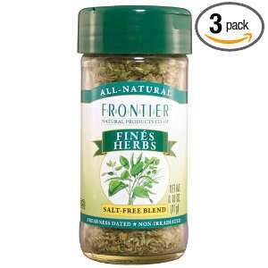 Frontier Fines Herbs, 0.4 Ounce Bottles (Pack of 3)  