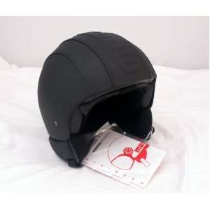  MOMO Design Motorcycle Helmet   Hero   Real Black Leather 
