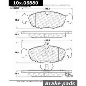   Parts Rear Posi Quiet Extended Wear w/Shims 106.06880: Automotive