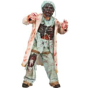  Zombie Doctor Costume Boy   Child (8 10) Toys & Games