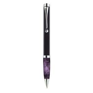   Executive Mini Ballpoint Pen, Black/Plum (072210): Office Products