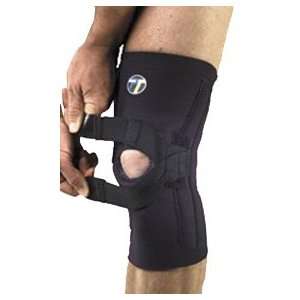   Knee Support BLACK LEFT KNEE LARGE   16   18: Health & Personal Care
