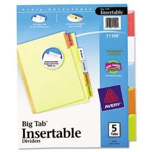  Avery WorkSaver Big Tab Reinforced Dividers AVE11109 