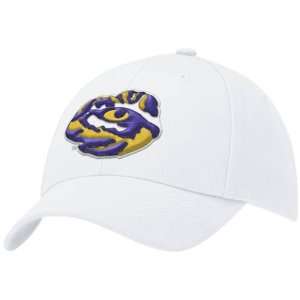  Nike LSU Tigers White Swoosh Flex Fit Hat: Sports 