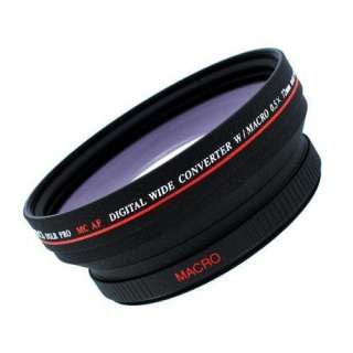  Digital Video .5x 72mm Wide Angle Lens for Canon XL1H XL2 