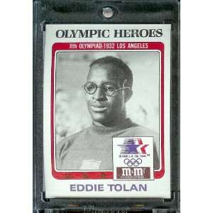  1984 Topps M&M Eddie Tolan 100 Meter Dash Olympic Heroes 