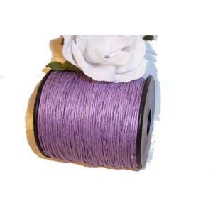  Waxed 1mm Cotton Cord 100 Meters Light Purple: Arts 