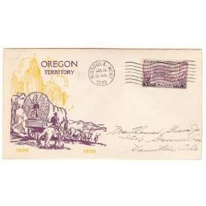   Bronesky (23b)First Day Cover; Oregon, Centennial, 100th Anniversary