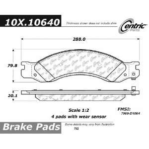  Centric Parts, 100.10640, OEM Brake Pads Automotive