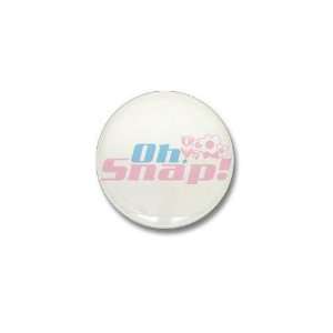  Oh, Snap Humor Mini Button by  Patio, Lawn 