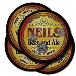  Neils Beer and Ale Coaster Set: Kitchen & Dining