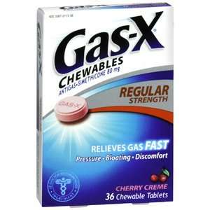  GAS X CHERRY CREME CHEW 36TB NOVARTIS CONSUMER HEALTH 