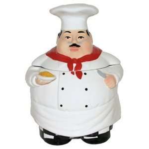  Fat Chef Ceramic Cookie Jar Bistro Italian: Kitchen 