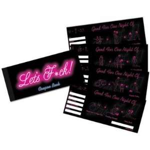 Bundle LetS F*Ck Coupons and 2 pack of Pink Silicone Lubricant 3.3 oz