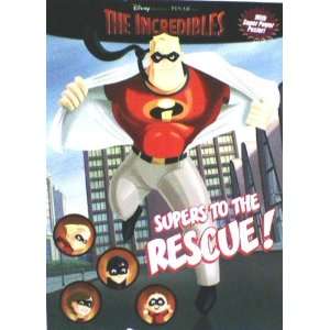  Disney Pixar The Incredibles Supers to the Rescue Coloring 