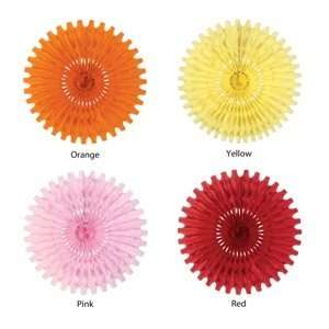 Multi Color Tissue Fan (1) Party Supplies: Toys & Games