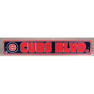  Chicago Cubs Blvd. Street Sign MLB Licensed: Sports 