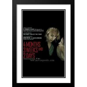 Months, 3 Weeks, and 2 Days 32x45 Framed and Double Matted Movie 