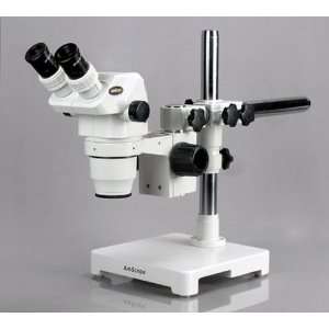 2X 45X Ultimate Zoom Microscope with Single Arm Boom Stand:  