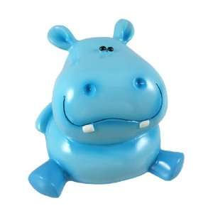  Funny Face Hippo Bank Blue: Toys & Games