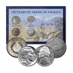  120 YEARS OF AMERICAN NICKELS   COLLECTION Everything 