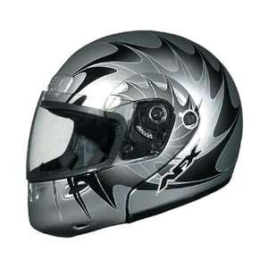  AFX FX 97 Flip up Modular Helmet X Small  Silver 