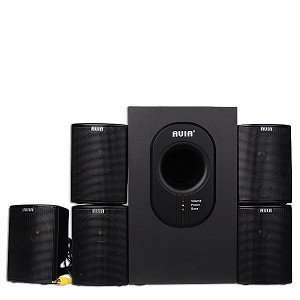  Avia DHT 550 6 Piece 5.1 Speaker Home Theater System 