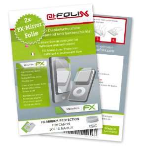  2 x atFoliX FX Mirror Stylish screen protector for Canon EOS 1D 