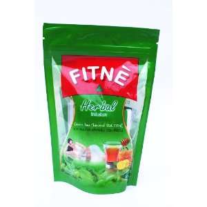  Fitne Herbal Infusion Green Tea Flavored 8 Teabags: Health 