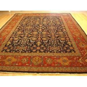   Hand Knotted Ferahan Sarouk India Rug   101x140: Home & Kitchen