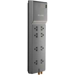  8 Outlet Lightning and Surge Protector Kit with 