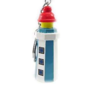  Keychains Phare red white blue.: Jewelry