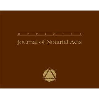 Notary Journal Softcover   Brown by National Notary Association