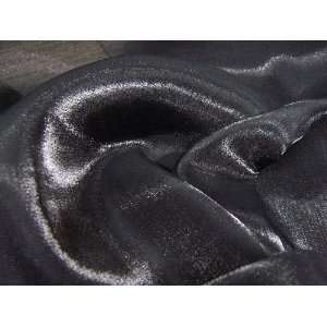    11 Mozart Shimmer   Black Special Occasion Fabric