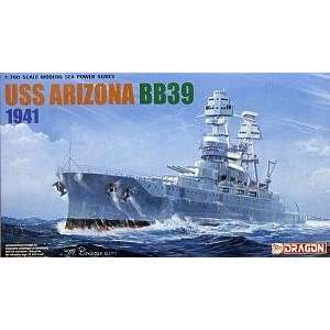  Dragon USS ARIZONA BB39 1941 Battleship Deluxe 1/700 Toys 