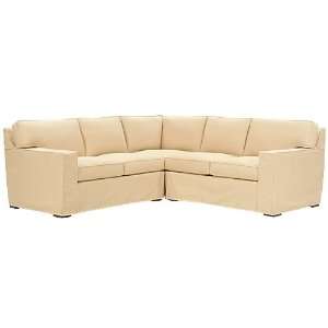   Sectional Alana 3 Piece Slipcovered Square Arm Sectional Furniture
